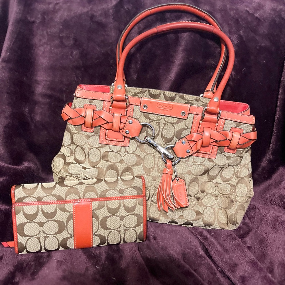Authentic Coach purse and wallet. - Picture 2 of 2